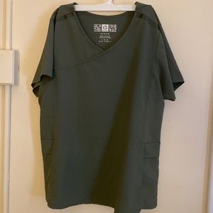 Wonderwink Olive Green Large Scrub Shirt